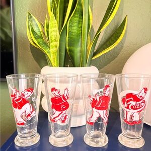Anchor Hocking Musician Glass Set of 4